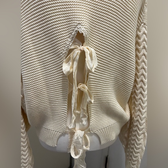 Chan Luu - NWT - Cozy Cable Knit Sweater- Size 2-See measurement pictures - Picture 4 of 14